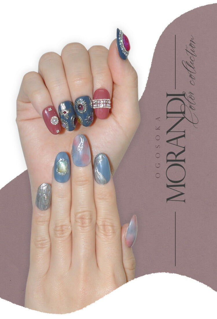 カラージェル モランディーシリーズ 『おごそか』DP ジェルネイル