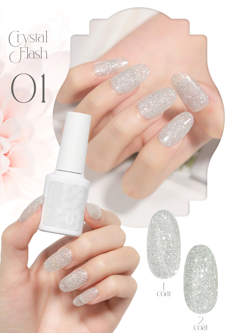 CrystalFlash 偽りのない純粋な輝き ナチュラルで肌馴染みの良いカラ