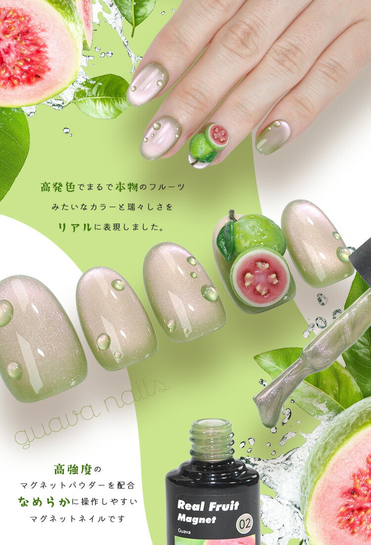リアルフルーツマグネット マグネットネイル 「RealFruit Magnet