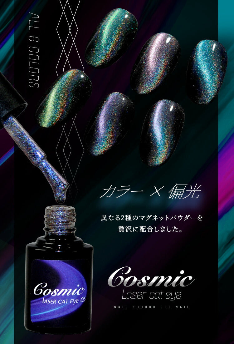 【全品半額coupon事前配布中】マグネットネイルマグネットジェルレーザーカラー＆偏光、異なる2種のマグネットパウダーカラージェルジェルネイルクリアカラーアートジェルジェルネイル用品爪ネイル工房にわちゃん