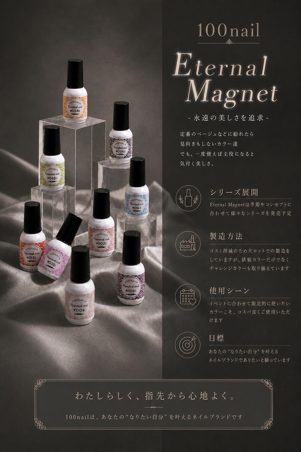 【全品半額coupon事前配布中】【100nail】エターナルマグネットネイルカラージェルジェルネイルクリアカラーとシアーカラー|カラーポリッシュネイルジェルアートジェルジェルネイル用品爪カラージェルネイルジェルネイルアートネイル工房にわちゃん