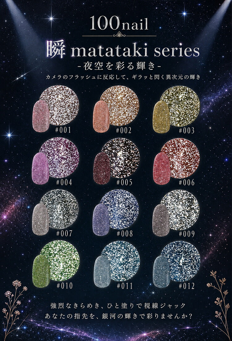【全品半額coupon事前配布中】【100nail】瞬フラッシュジェルカラージェルジェルネイルラメシアーカラー|カラーポリッシュネイルジェルアートジェルジェルネイル用品爪カラージェルネイルジェルネイルアートネイル工房にわちゃん