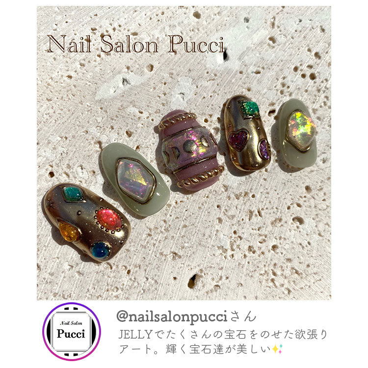 少量パック 5g ゼリージェル 改良版 透明の粘土ジェル ジェルネイル