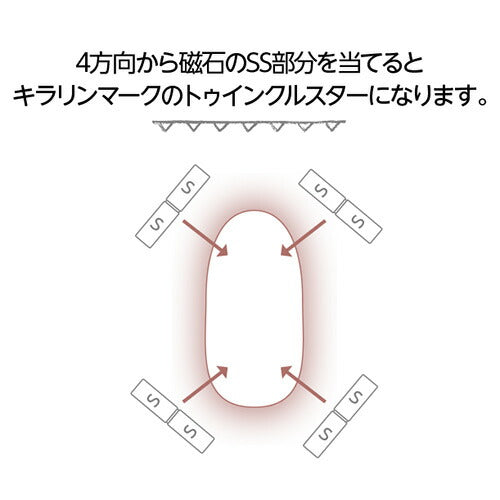 マグネットネイル　専用磁石 12種類の模様ができる | ジェルネイル ネイル ジェル ネイル用品 マグネット  磁石 強力 キャッツアイジェル キャッツアイ マグネットネイル ネイルアート 便利グッズ ネイル工房 ジェルネイル用品 にわちゃん