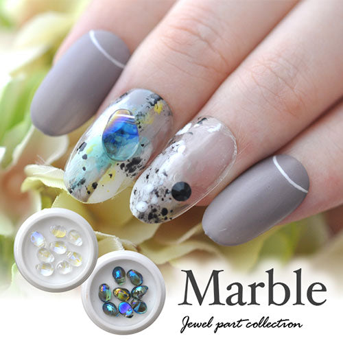 ラインストーン オーロラ 選べる2色 ケース付き ビジュー ストーン カーブ付 | ネイル ジェル パーツ ネイル用品 ネイルパーツ ストーン ネイルアート カラーストーン  ガラスストーン カラー キラキラ デコ ネイル工房