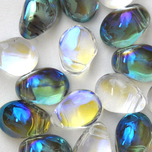 ラインストーン オーロラ 選べる2色 ケース付き ビジュー ストーン カーブ付 | ネイル ジェル パーツ ネイル用品 ネイルパーツ ストーン ネイルアート カラーストーン  ガラスストーン カラー キラキラ デコ ネイル工房