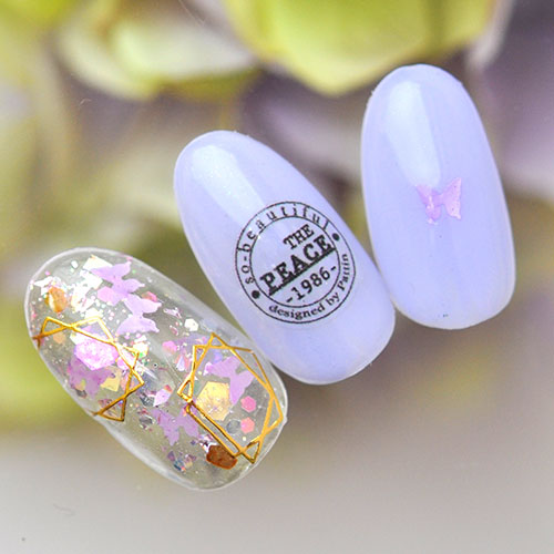 蝶々 ホログラム 12色セット ネイルアート デコ | ラメ ジェルネイル ネイル パーツ 花 ジェル ネイル用品 メタル デコパーツ ジュエリーネイル ネオン ミックス ジェルネイルパーツ ネイル工房
