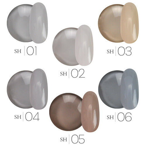 Select color SHシリーズ Gray Beige グレーベージュ グレージュ カラージェル ジェルネイル セレクトカラージェル | カラー ポリッシュ ネイルジェル アートジェル ジェルネイル用品 爪 カラージェルネイル ジェルネイルアート ネイル工房 にわちゃん
