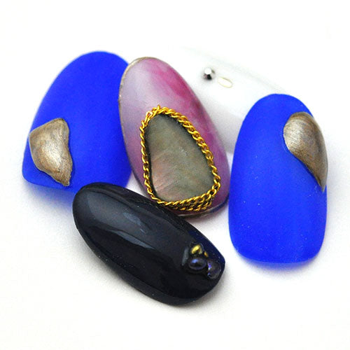 大人の天然貝シェルストーン 12色セット | ジェルネイル ジェル ネイル パーツ ネイルパーツ ネイル用品 セット シェル シェルストーン ストーン 夏 デコ ストーンセット ジェルネイルパーツ ネイルアート マーメイド シェルパーツ フットネイル 貝