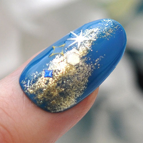 宇宙 ギャラクシー 星 木製 メタルパーツ ネイルジュエリー ネイルパーツ ( カラフル ) 超薄型メタルパーツ 80枚入 フラットメタルパーツ |ジェルネイル ネイル パーツ ネイル用品 ジェル メタル ネイルアート  ジュエリーネイル 星 スター デコ用品 ネイル工房