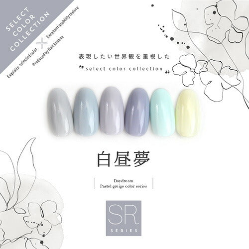 Select color SRシリーズ 白昼夢 パステル グレージュ カラージェル