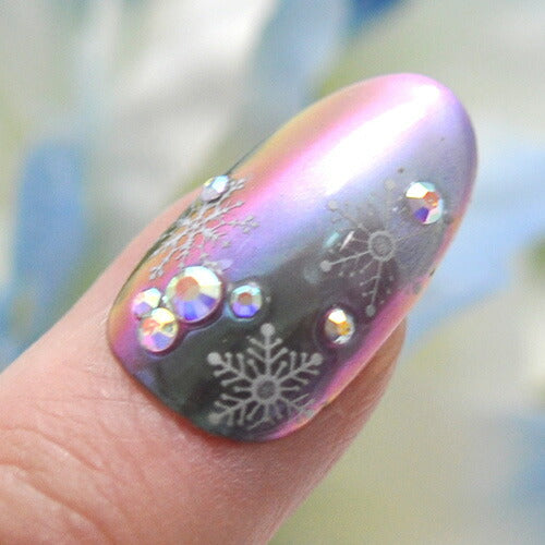 ネイルシール 雪結晶 極薄で伸縮性あり 雪 冬 ウィンター ネイルアート| ジェルネイル ネイル パーツ ネイル用品 ネイルパーツ シール ジェル クリスマスネイルシール ジェルネイルシール 貼るだけ ネイルアートシール ネイル工房 結晶